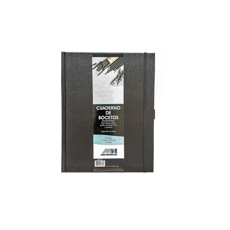 CUADERNO PARA SKETCH 115 G/M 80H-MECANORMA-BLOCK DE ARTE