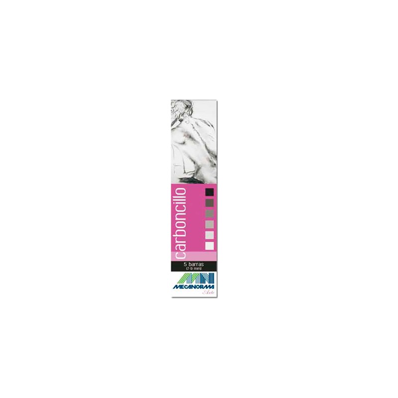 CARBONCILLO VEGETAL 7-9MM 5PZ-MECANORMA-CARBONCILLO