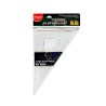 ESCUADRA PROFESIONAL  SIN BISEL TECHNIC TRANSPARENTE 32CM-MAPED-ESCUADRA