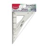 ESCUADRA SEMI PROFESIONAL SIN BISEL TECHNIC C/G° 25CM-MAPED-ESCUADRA