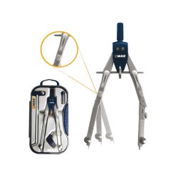 COMPAS DE PRECISION PREMIUM CON ACCESORIOS-MAE-COMPAS