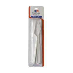 ESPATULA DE PLASTICO #3 Y #5 2PZ-RODIN-ESPATULA