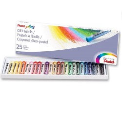 GIS PASTEL DE ACEITE 25PZ-PENTEL-GIS PASTEL
