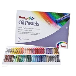 GIS PASTEL DE ACEITE 50PZ-PENTEL-GIS PASTEL