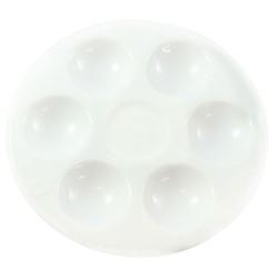 GODETE PLASTICO CIRCULAR 14-E  6 CAVIDADES 13.5CM-RODIN-PALETA/GODETE