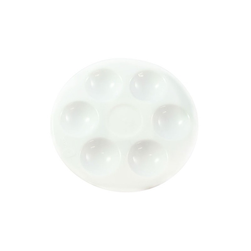 GODETE PLASTICO CIRCULAR 14-E  6 CAVIDADES 13.5CM-RODIN-PALETA/GODETE