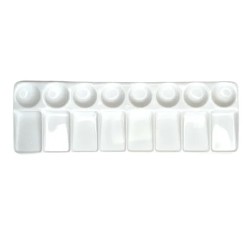 GODETE PLASTICO RECTANGULAR 8 CAVIDADES 30X10CM-RODIN-PALETA/GODETE