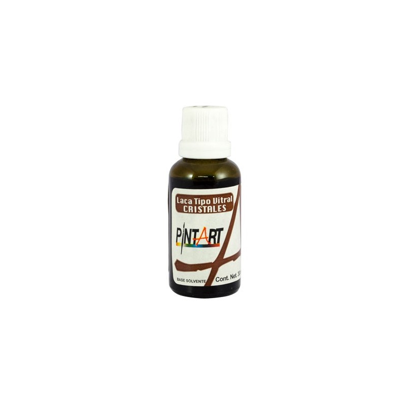 LACA PARA VITRAL CRISTAL FRASCO 30ML -PINTART-MEDIOS/SOLVENTES