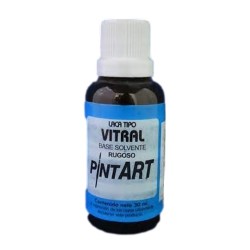 LACA PARA VITRAL RUGOSO FRASCO DE 30 ML -ROEL-MEDIOS/SOLVENTES