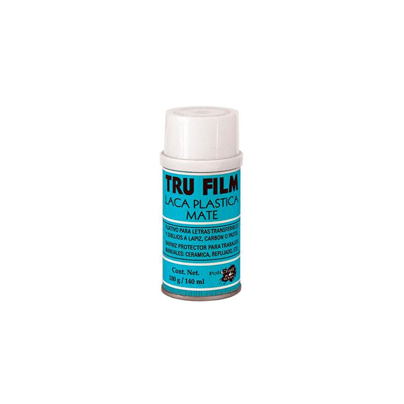 LACA PLASTICA MATE AEROSOL TRU FILM 300 420ML-TRUFILM-MEDIOS/SOLVENTES