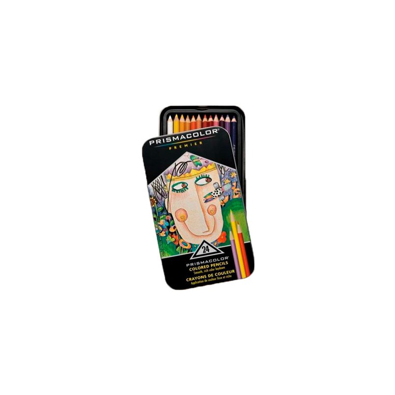 LAPIZ DE COLOR PRISMACOLOR PROFESIONAL PREMIER 24PZ-PRISMACOLOR-LAPIZ D/COLOR PROF