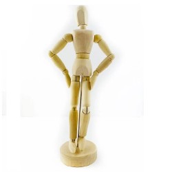 MANIQUI MADERA FEMENINO 20.3CM  (8")-RODIN-MANIQUI