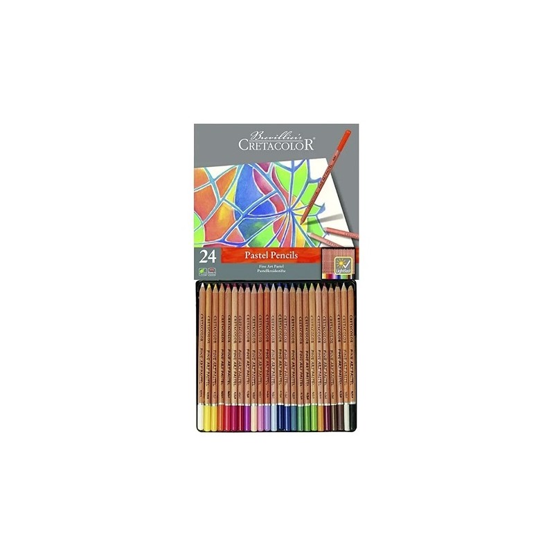 LAPIZ PASTEL FINE ART 24 PZ-CRETACOLOR-LAPIZ D/COLOR PROF