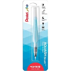 PINCEL CON DEPOSITO DE AGUA, PUNTA PLANA-PENTEL-PINCEL